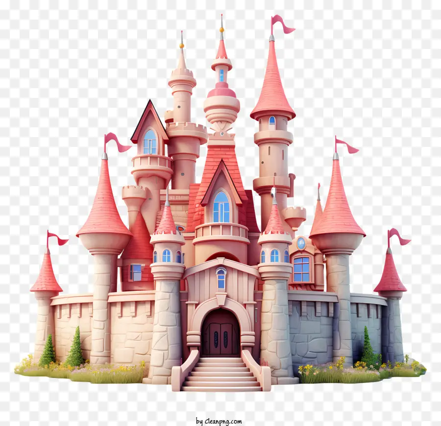 أميرة القلعة，الوردي القلعة PNG