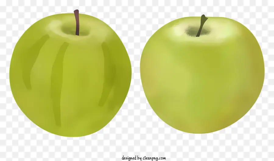 الكرتون，التفاح الأخضر PNG