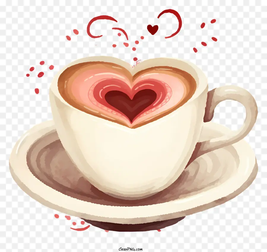 عيد الحب القهوة，فنجان القهوة PNG