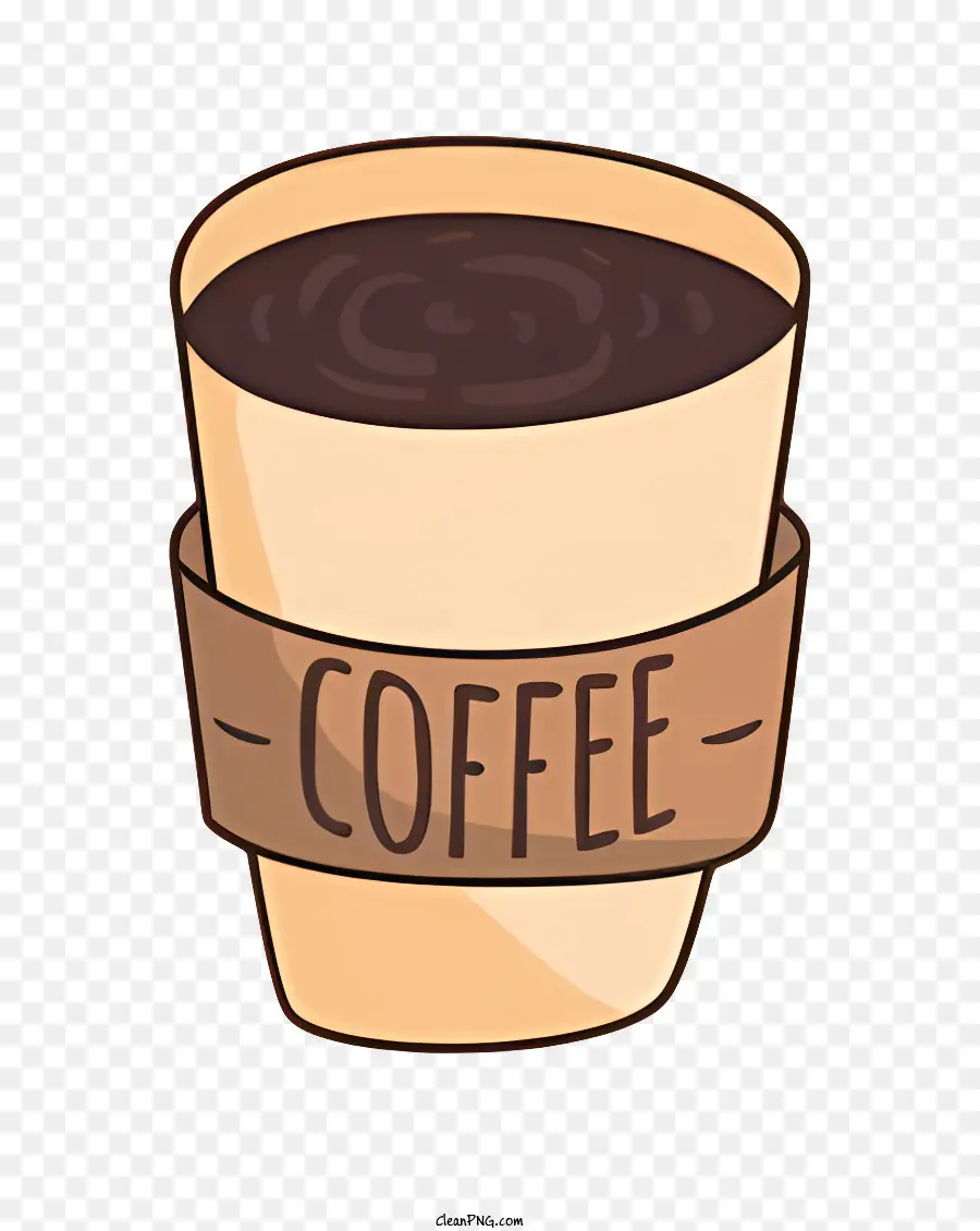 القهوة，ورقة كأس PNG