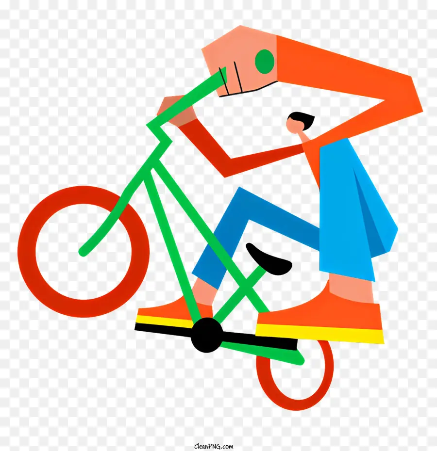 شخص ركوب الدراجة，سراويل حمراء PNG