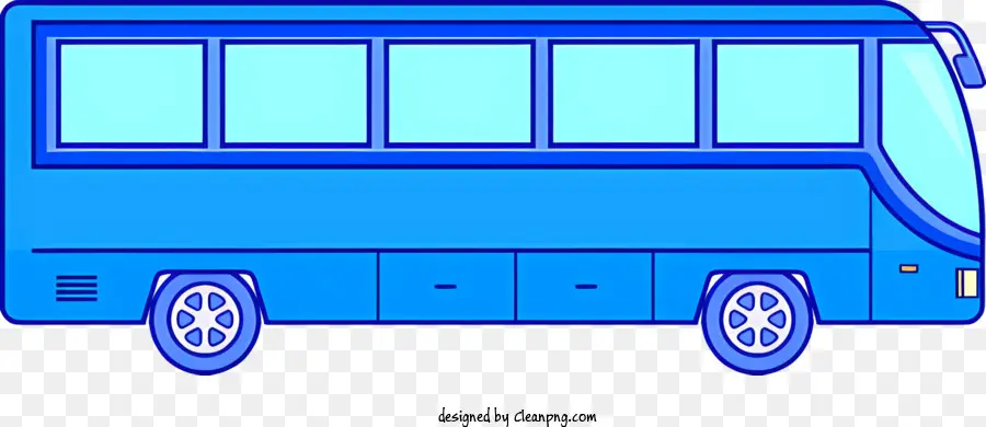 حافلة خمر，الأزرق الحافلة PNG