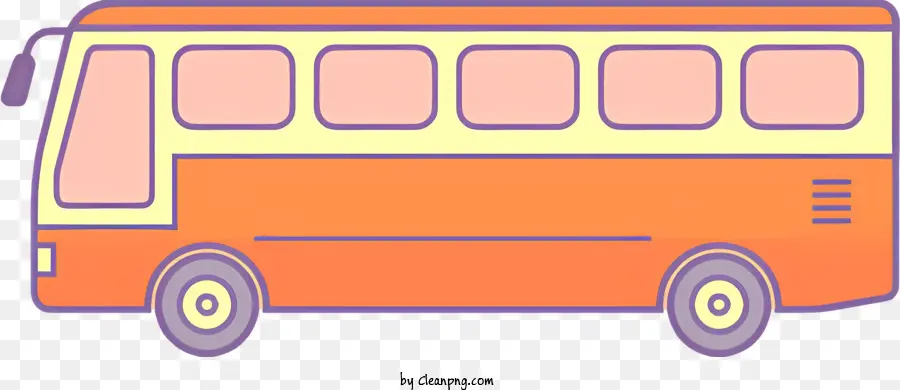 الحافلة，اثنين من الأبواب PNG