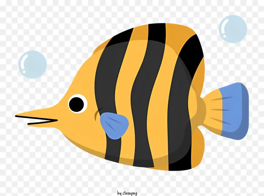 سمكة مخططة，الأسماك الصفراء PNG