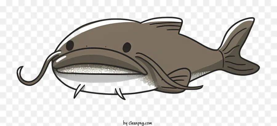 الكرتون الأسماك，سمكة ذات ذيل طويل PNG