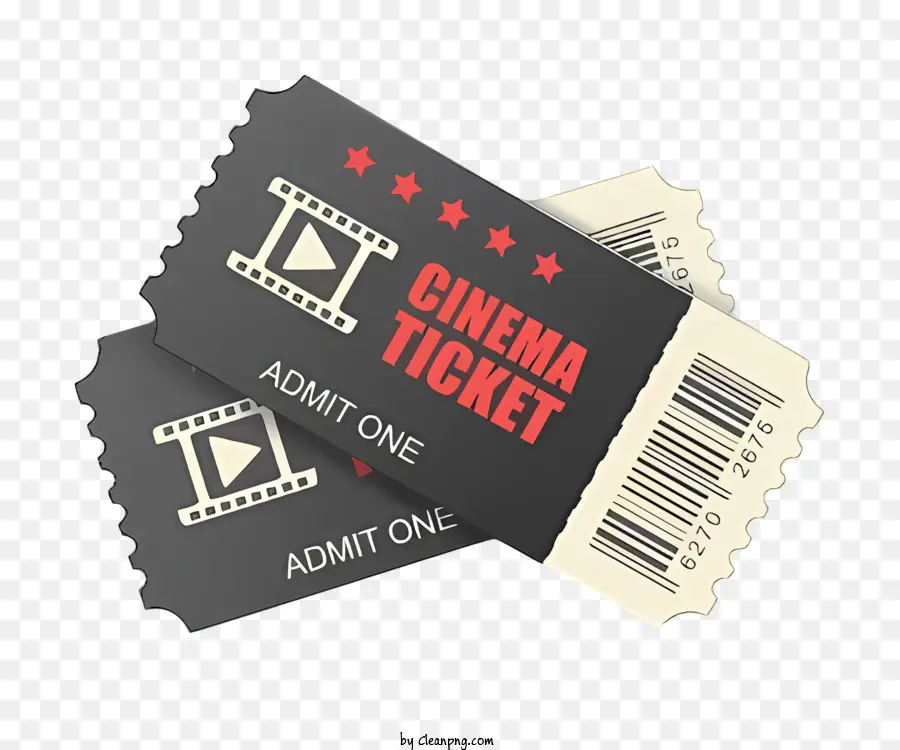 تذاكر السينما，تذاكر بلاستيكية PNG