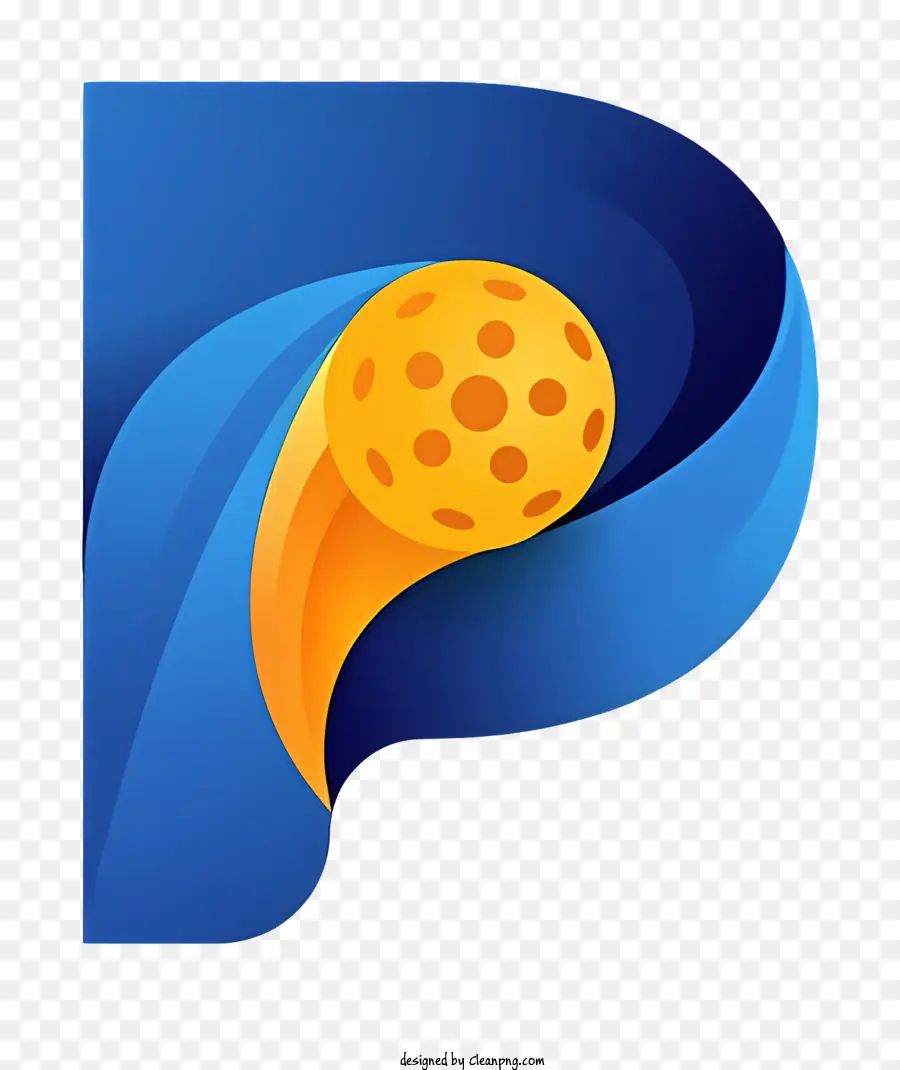 شعار الشركة，الشعار الأزرق والأصفر PNG
