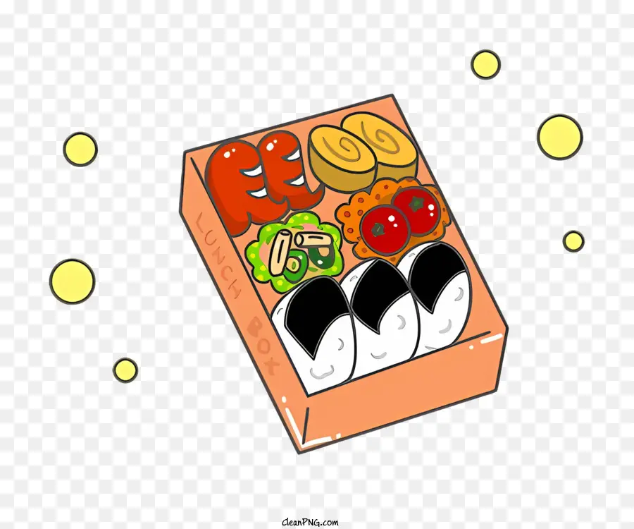 الكرتون，صندوق الغذاء PNG