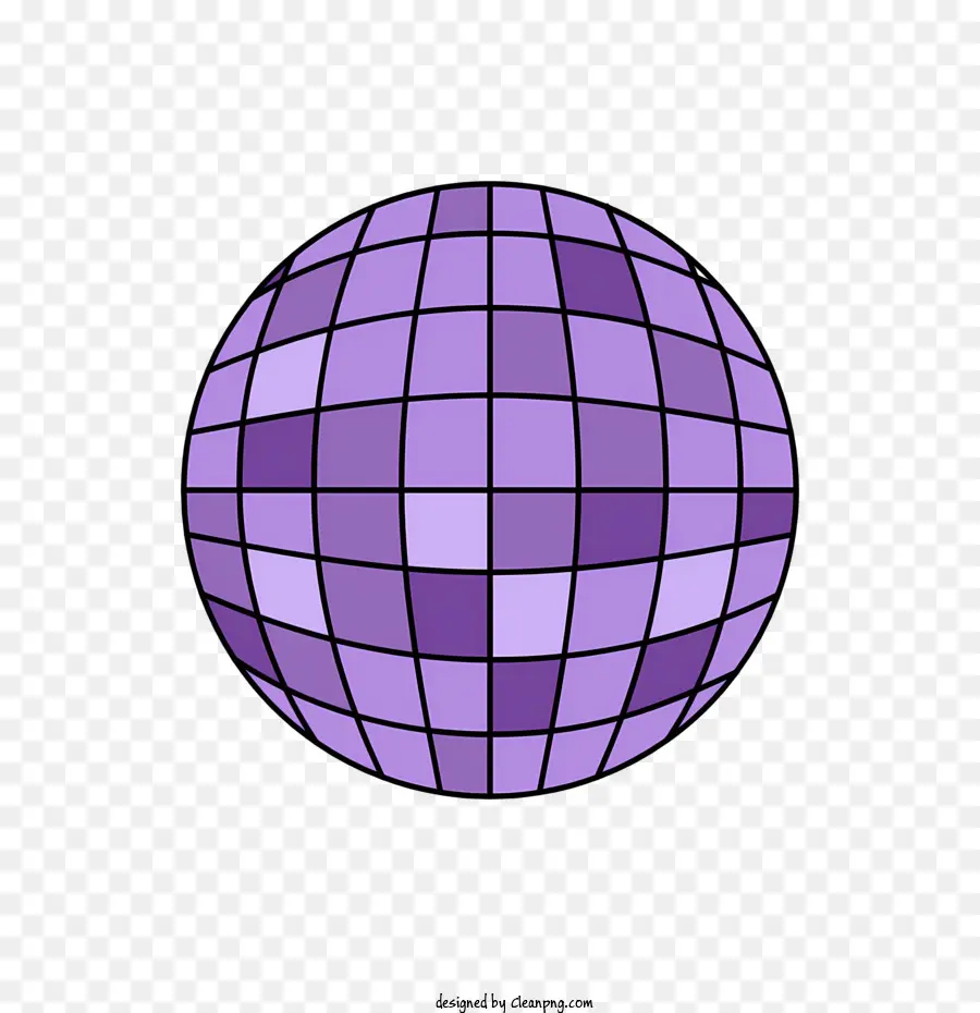 الكرة الأرجواني，ديسكو الكرة PNG