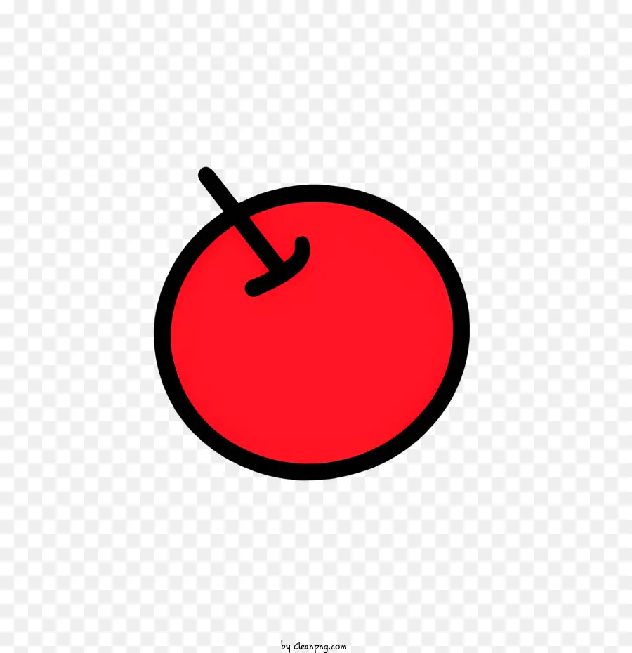 التفاح الأحمر，رمز السعادة PNG