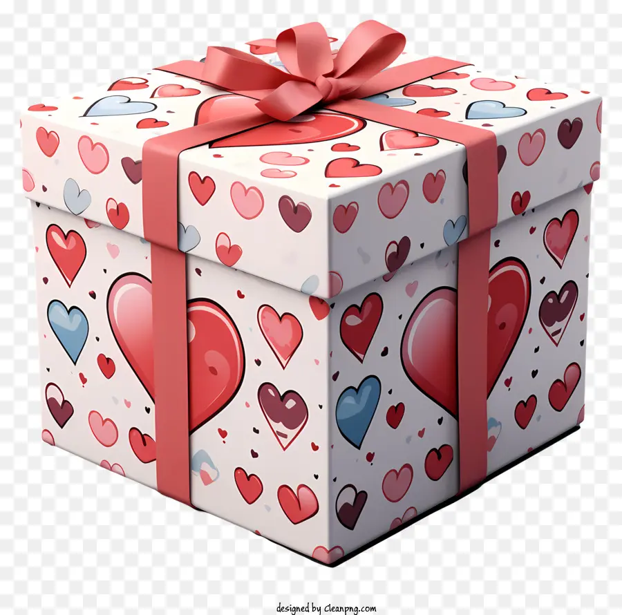 هدية مربع，مربع هدية عيد الحب PNG