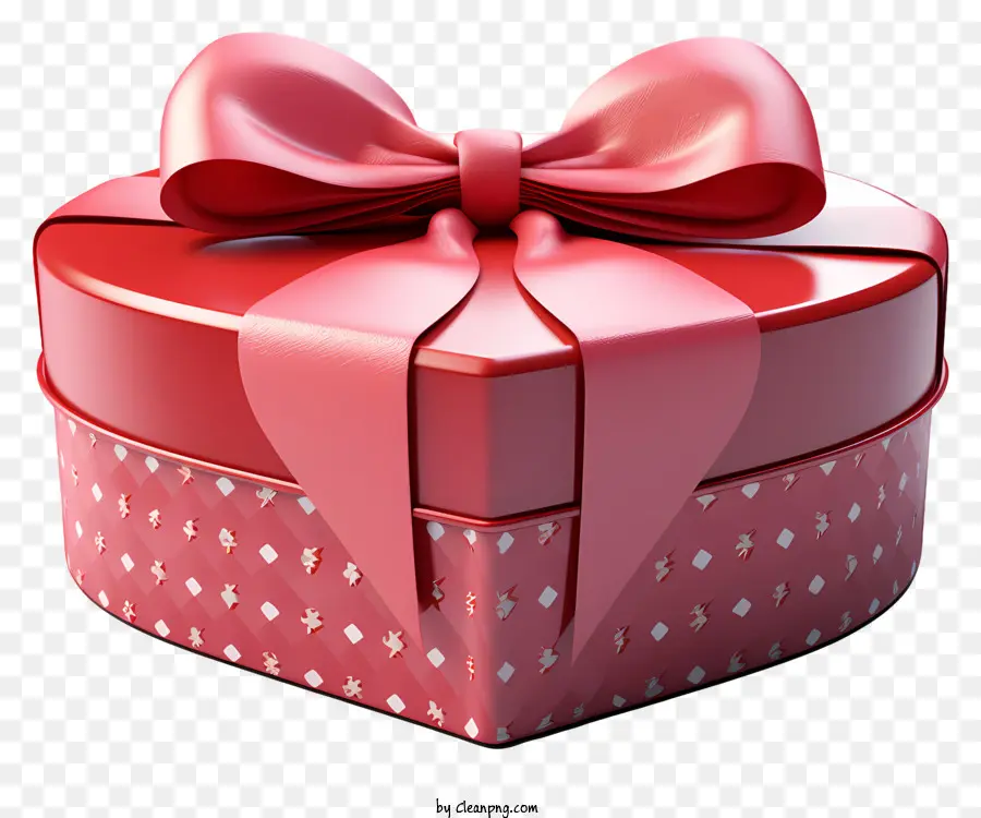 هدية مربع，صندوق هدايا على شكل قلب PNG
