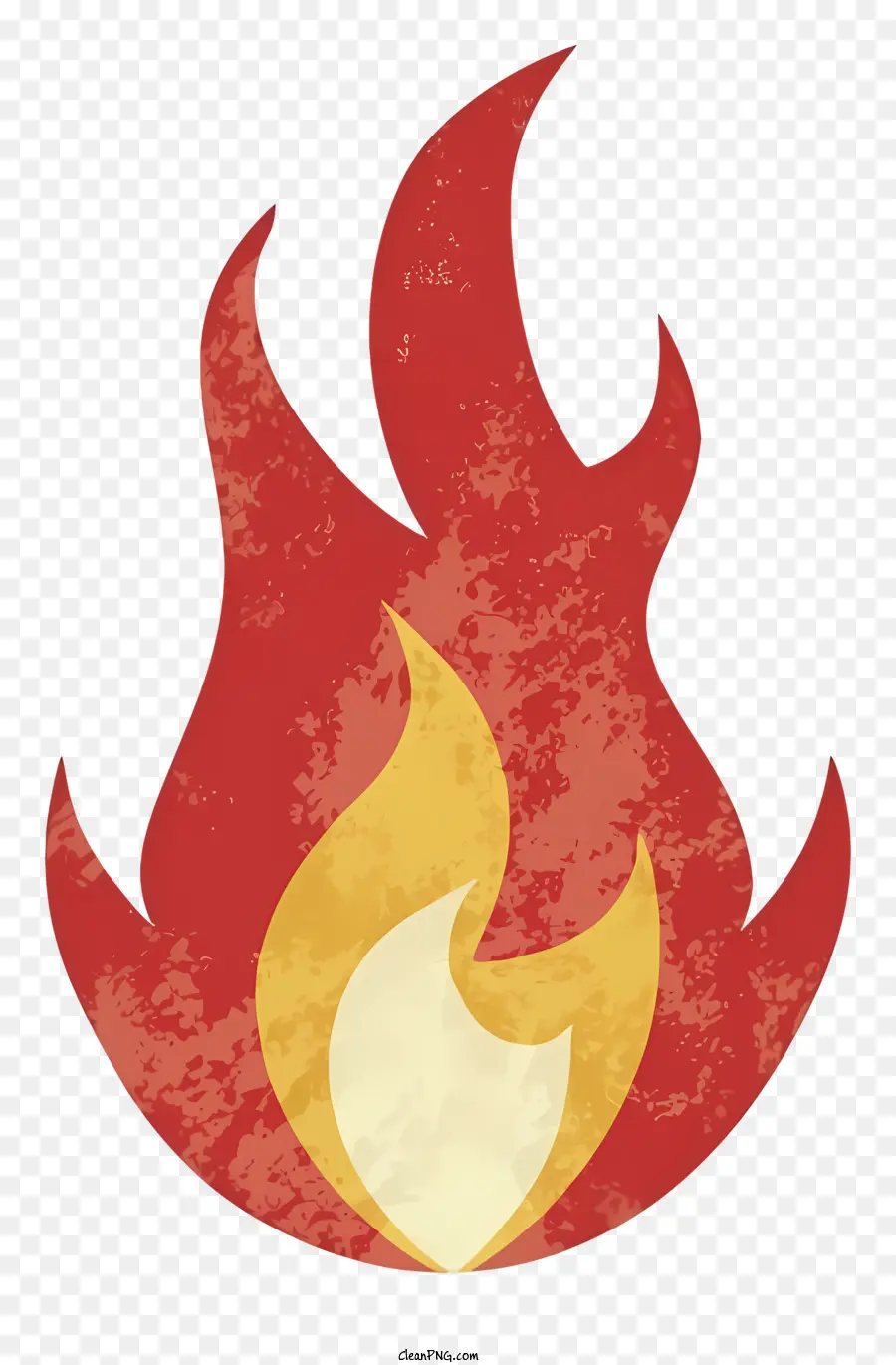 الكرتون，شعار النار PNG