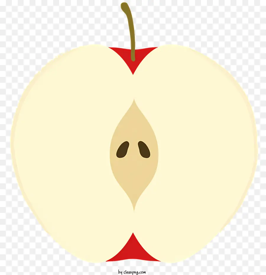 تفاحة ناضجة，علامة لدغة PNG