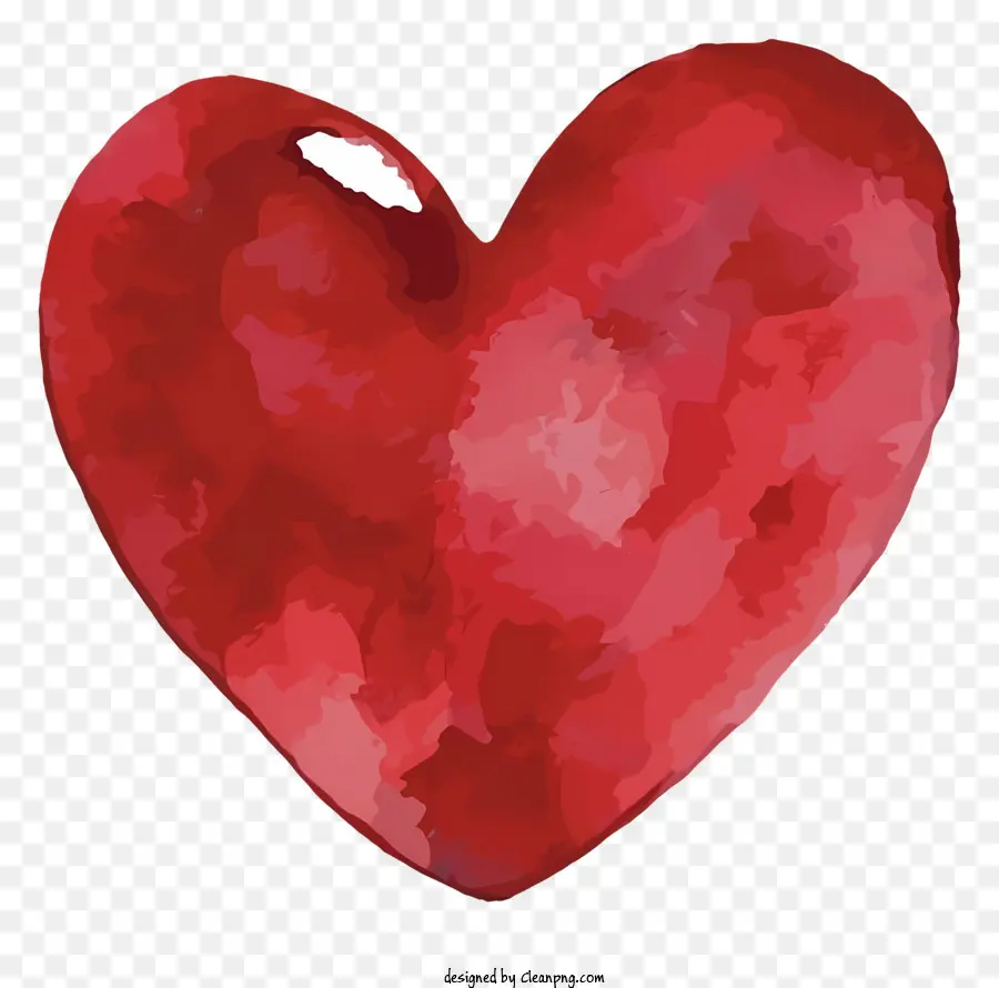 الكرتون，قلب أحمر PNG