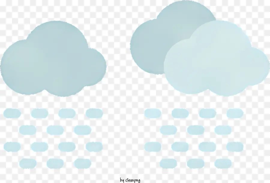 الغيوم الزرقاء，الغيوم السداسية PNG
