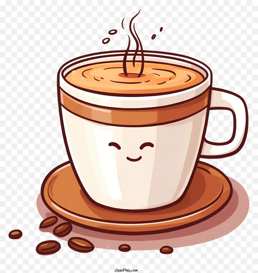 فنجان القهوة，الكرتون فنجان القهوة PNG