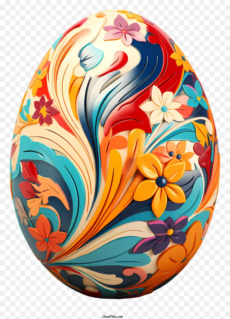 بيض عيد الفصح，البيض الملونة PNG
