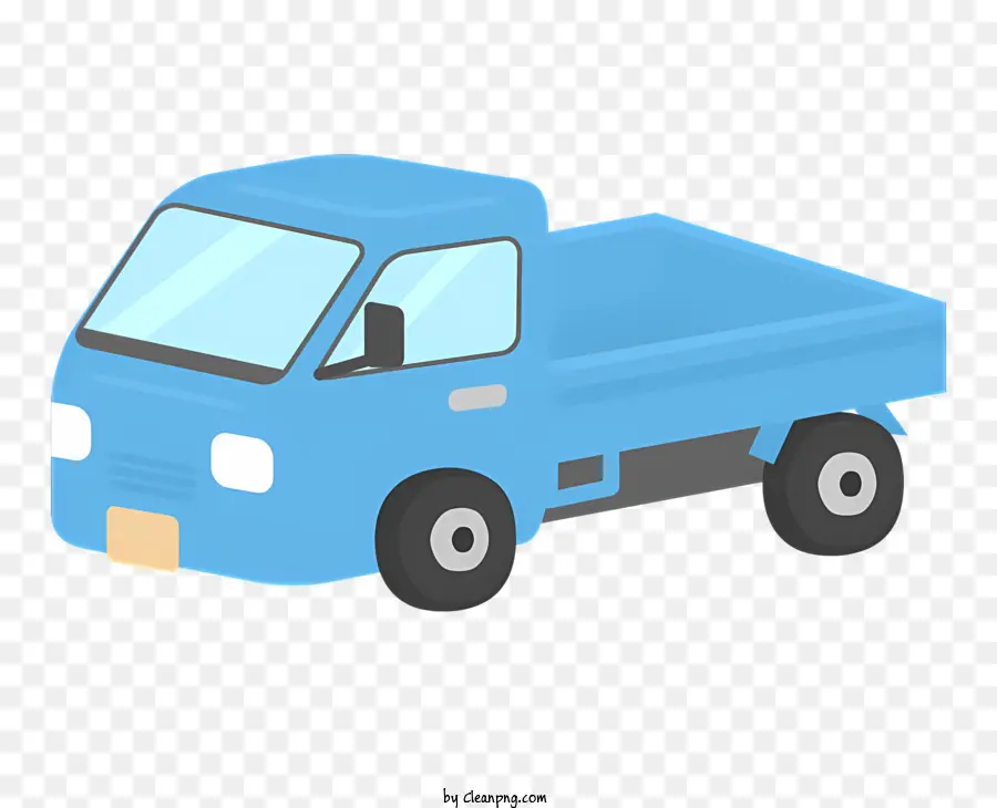 شاحنة بيك آب صغيرة，شاحنة بيك آب زرقاء PNG