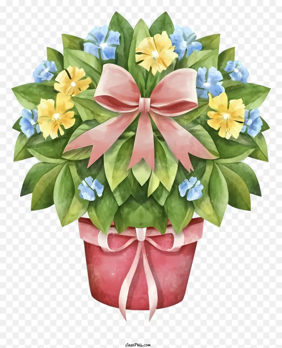 الكرتون，وعاء الزهور PNG