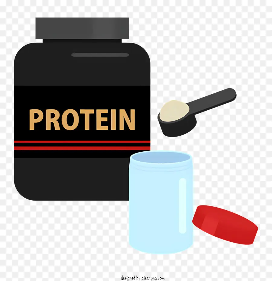 الكرتون，مسحوق البروتين PNG