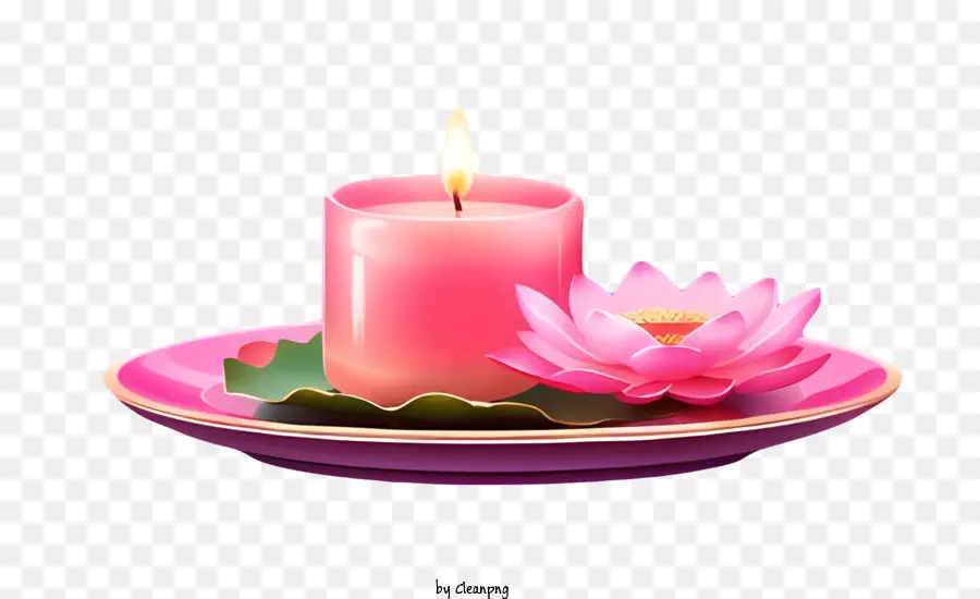 بودي اليوم，شمعة الوردي PNG