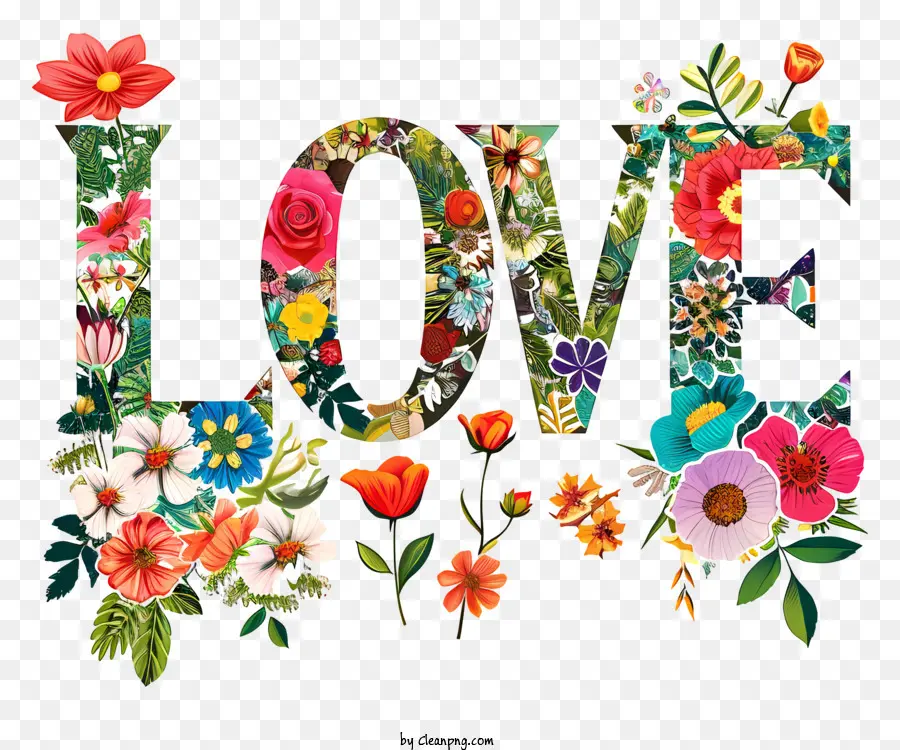 الحب，الزهور PNG