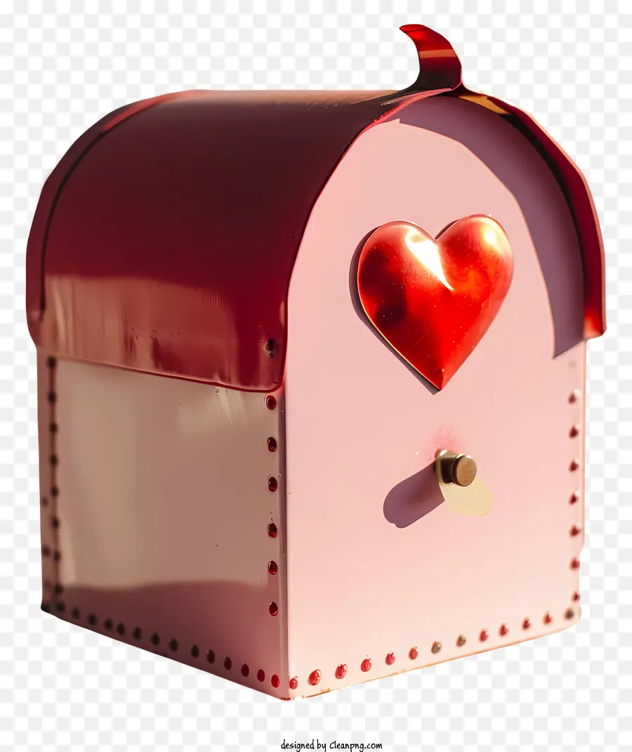 صندوق بريد عيد الحب，صندوق البريد الوردي PNG