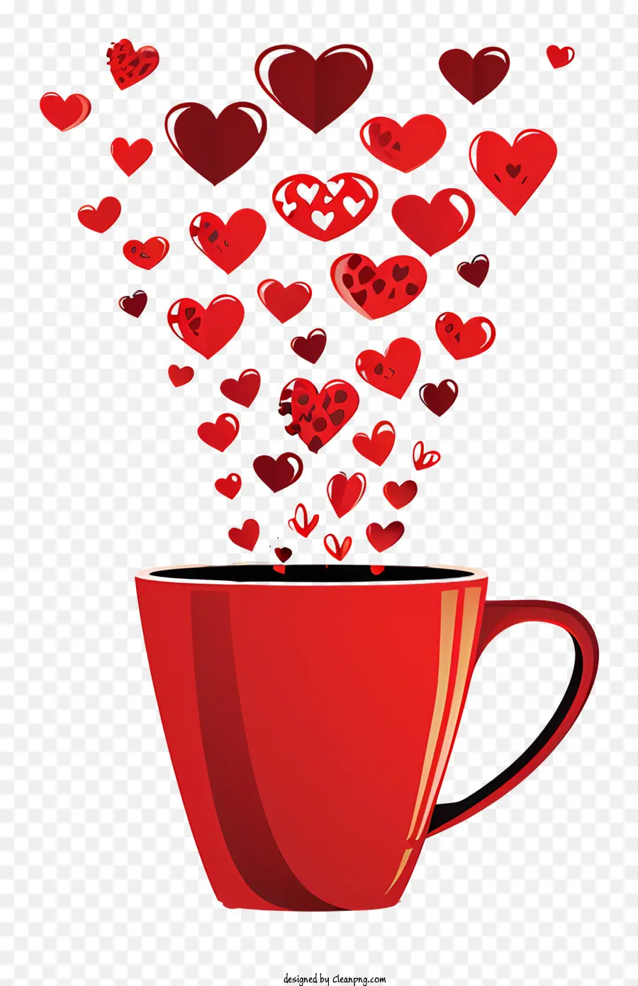 حب قلب الحب，الأحمر كأس PNG
