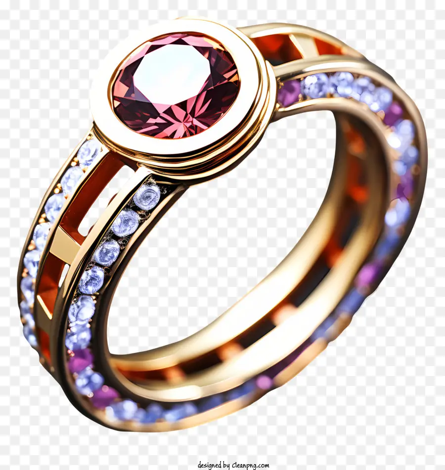 خاتم زفاف الباستيل，خاتم الزواج PNG