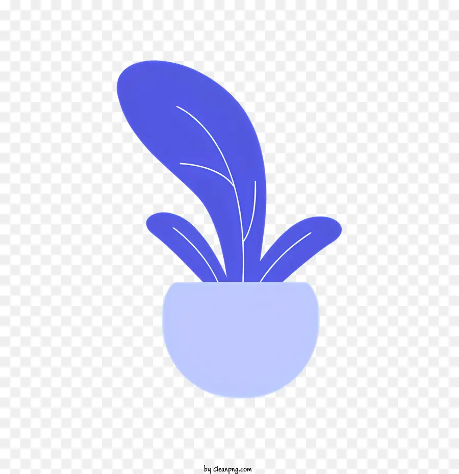 نبات الورق الأزرق，الأوردة الخضراء PNG