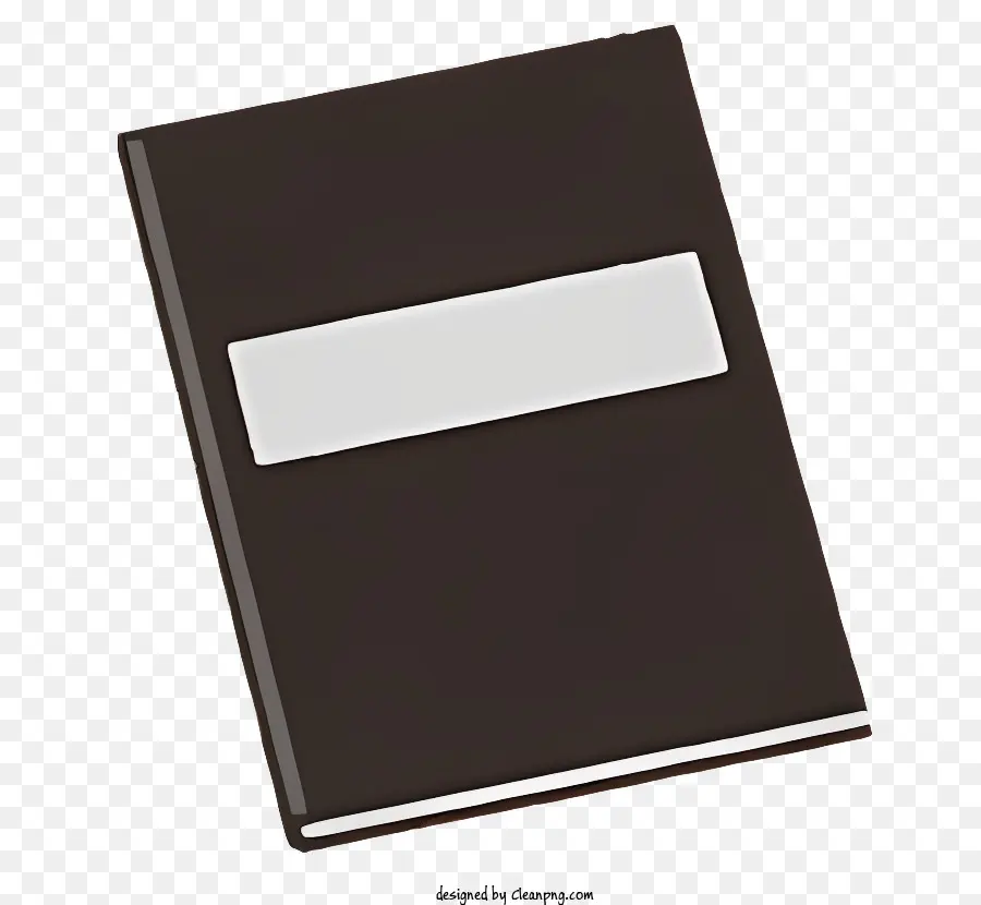 دفتر ملاحظات بني，غطاء عادي PNG
