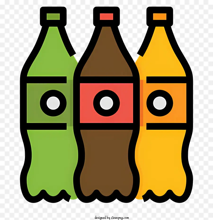المشروبات الغازية，الزجاجات البلاستيكية PNG