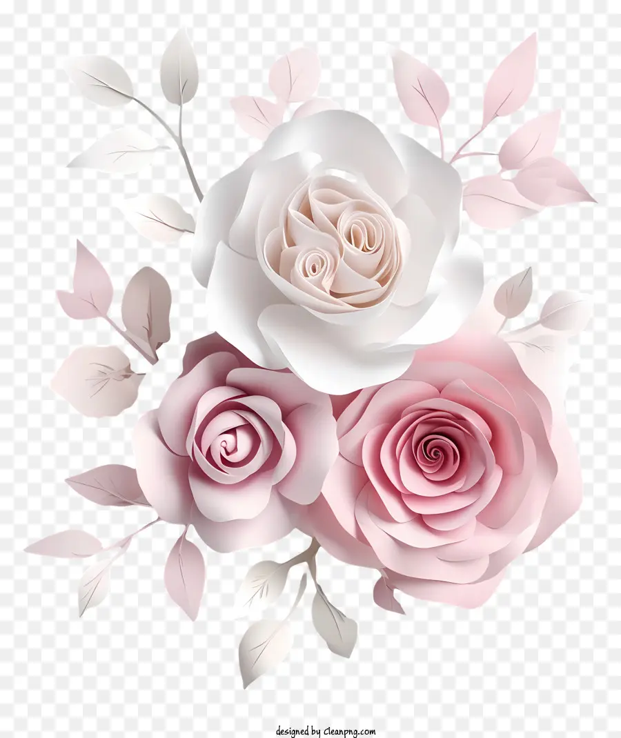 الحب，تصميم الأزهار PNG