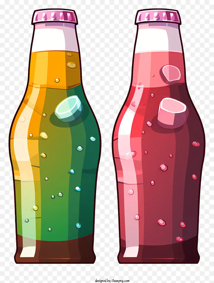 مشروب غازي مسطح，زجاجات بلاستيكية شفافة PNG