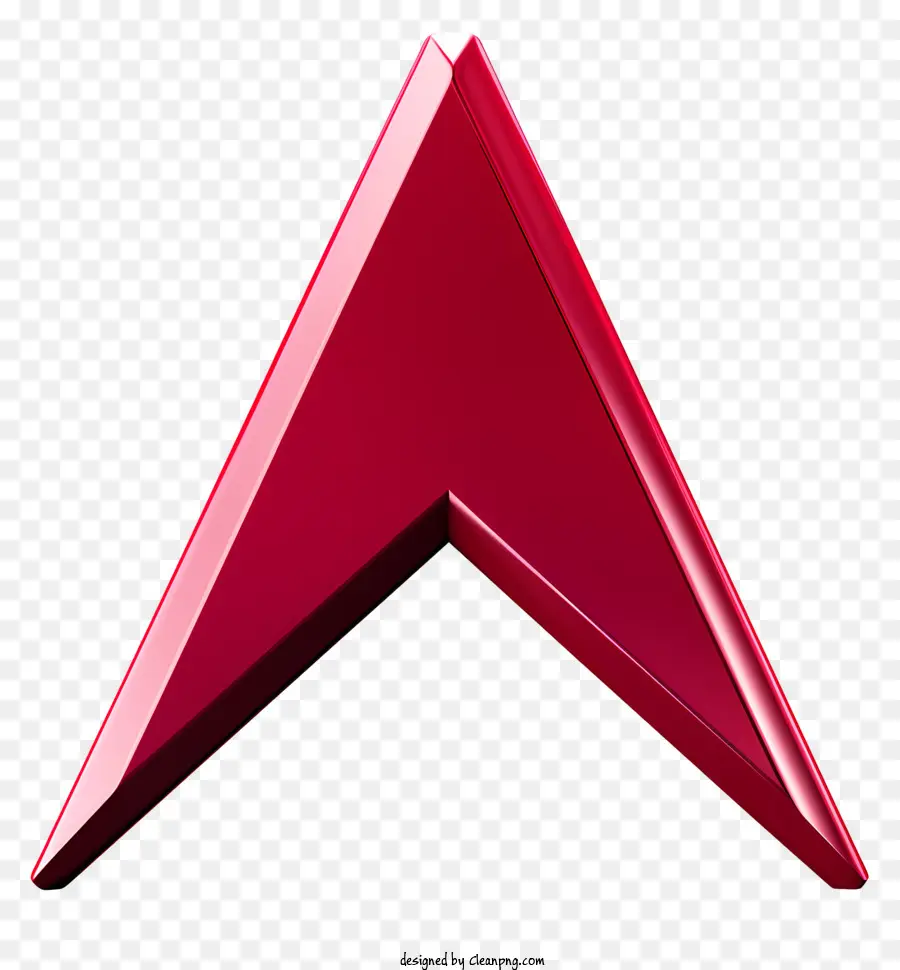 السهم الأحمر，المثلث الاحمر PNG