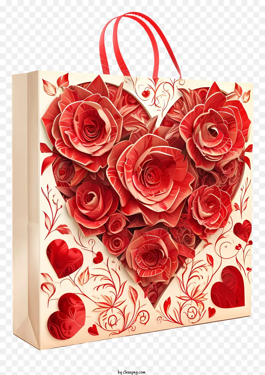 حقيبة هدايا عيد الحب，عيد الحب PNG