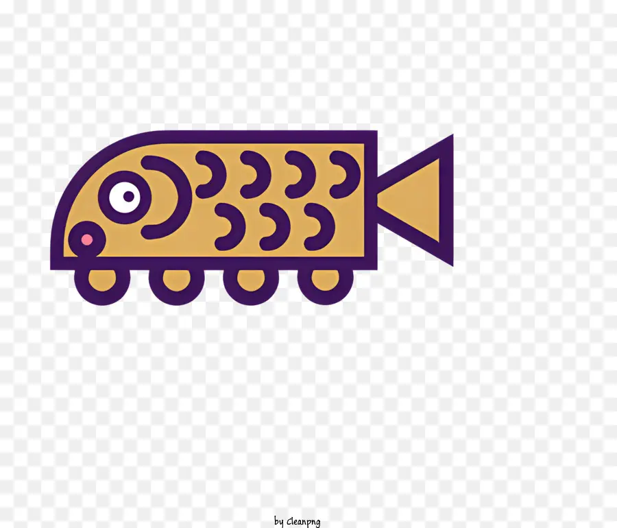 سيارة السمك，الأسماك الذهبية PNG
