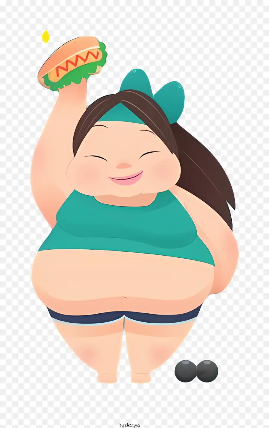 الدهون في الجسم，امرأة تأكل همبرغر PNG