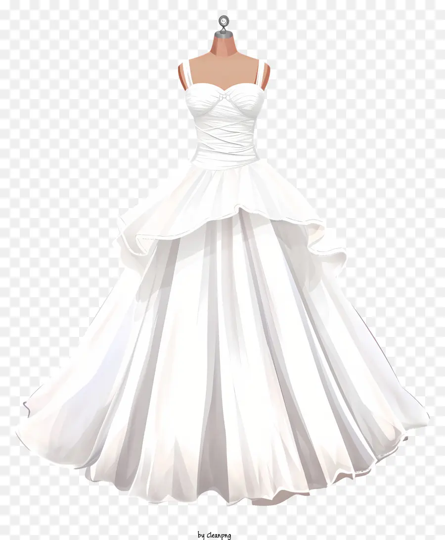 فستان العروس المسطح，فستان الزفاف PNG