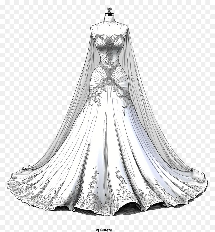فستان العروس واقعي，ثوب الزفاف PNG