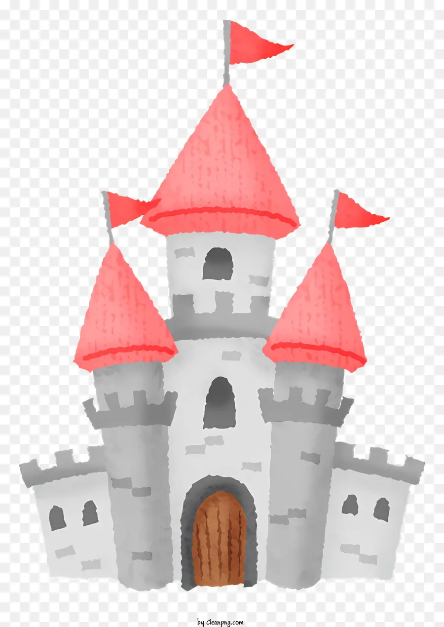 القلعة，الوردي القلعة PNG