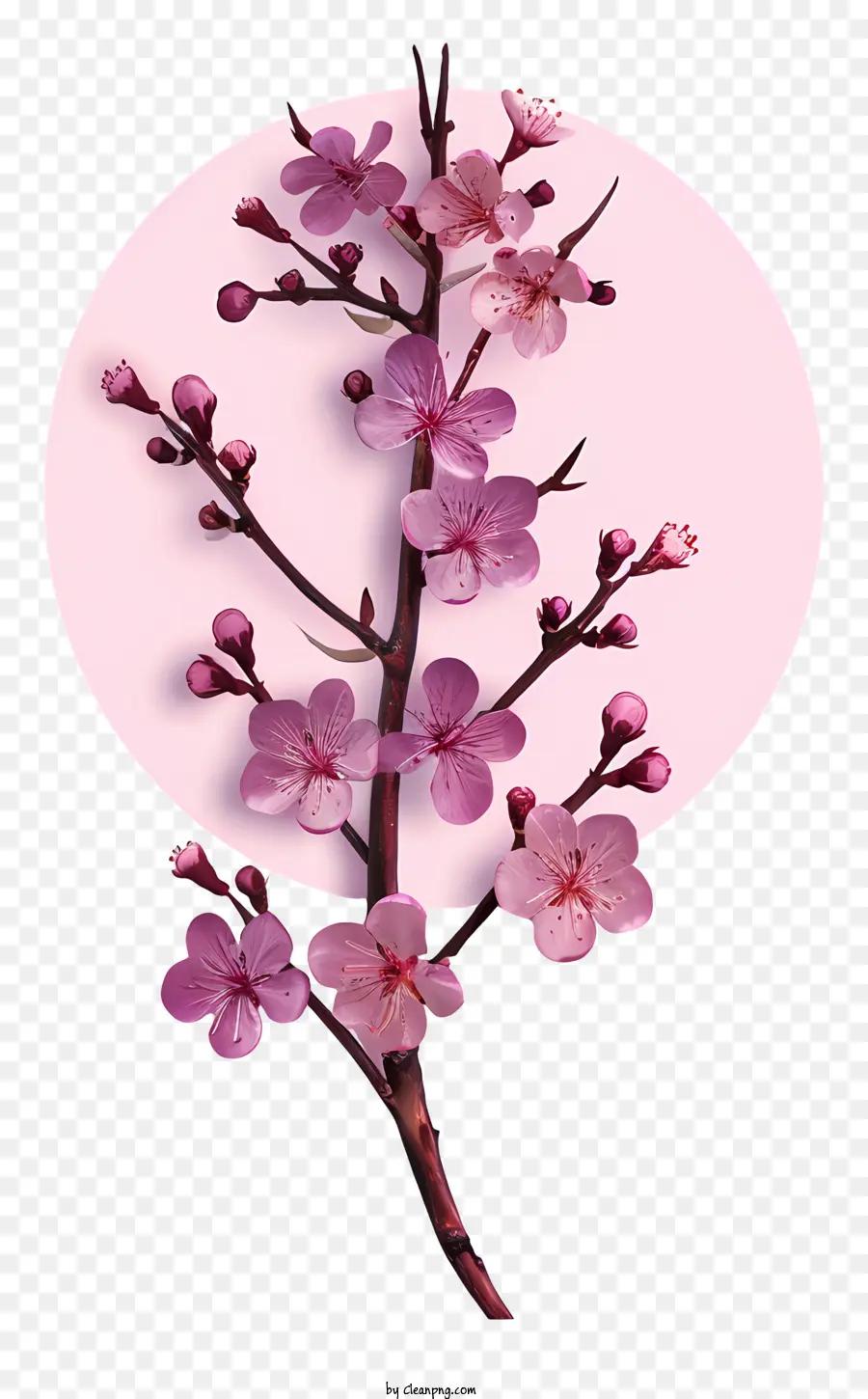 في نمط الرسوم التوضيحية المفرطة，أنثى علامة أزهار PNG