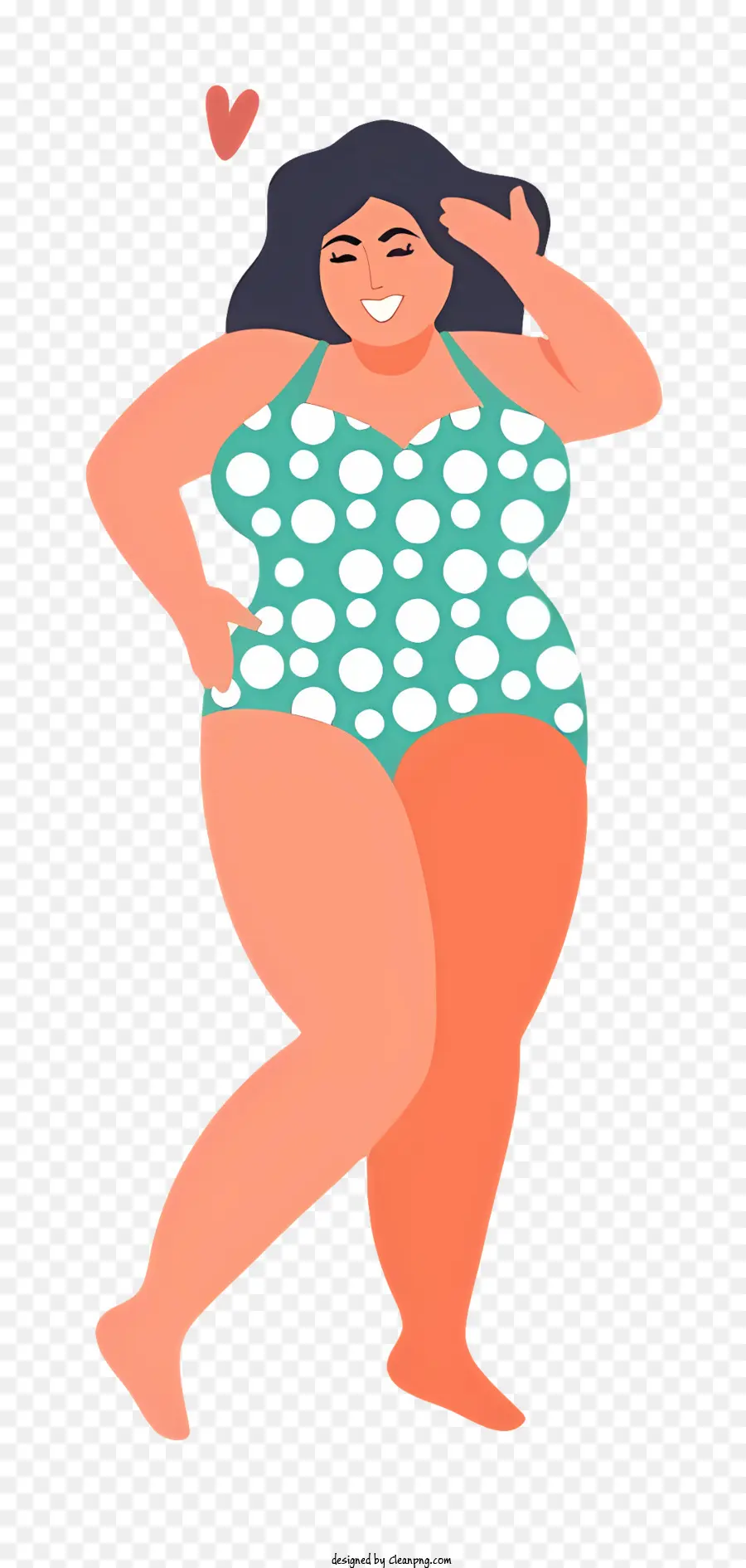 الدهون في الجسم，امرأة في بيكيني PNG