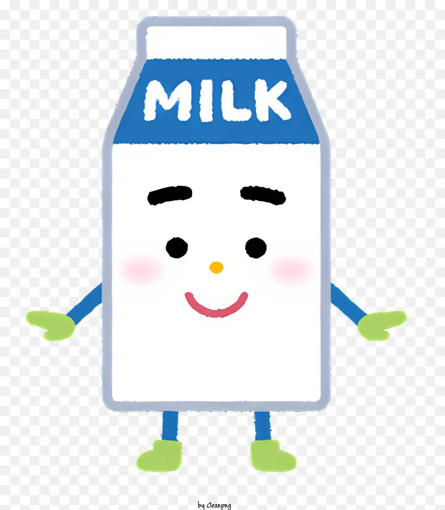 الحليب，شخصية للرسوم المتحركة PNG