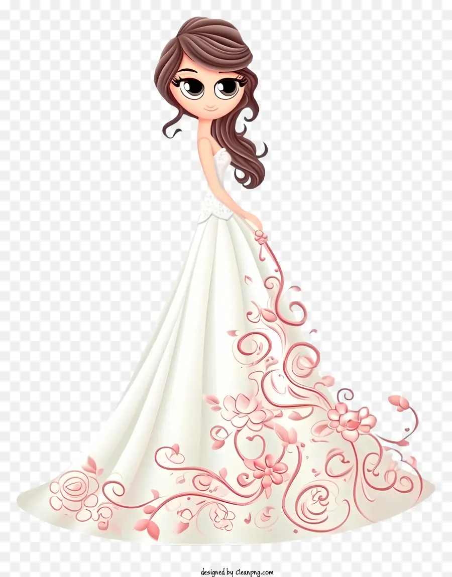 ثوب العروس الرموز التعبيرية，العروس PNG