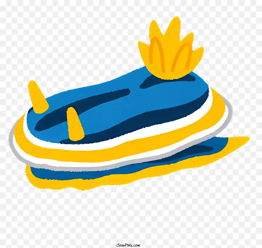 قارب أزرق صغير，قارب بلاستيكي PNG