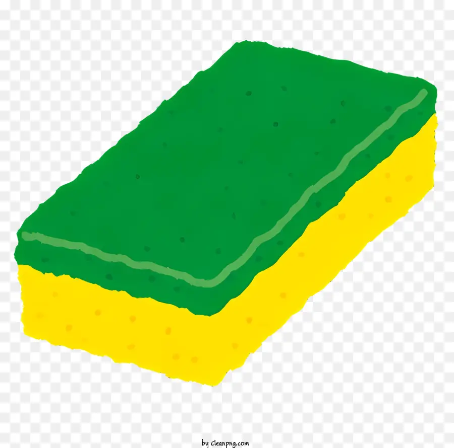 الإسفنج الأخضر，اسفنجة صفراء PNG