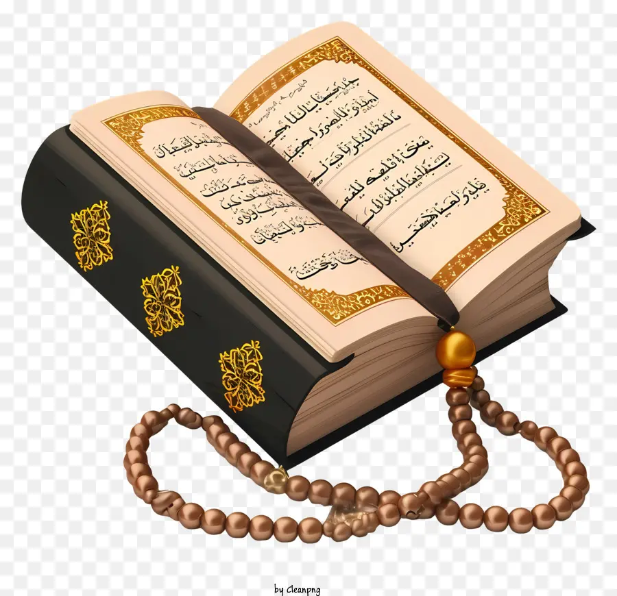 كتاب مقدس واقعي للقرآن والصلاة حبات，القرآن PNG