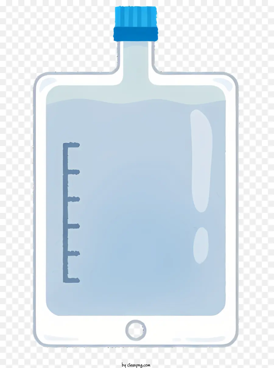 الطبية，زجاجة مياه زرقاء PNG